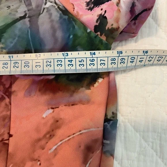 Chiara Boni La Petite Robe Size 2 Watercolor Abstract‎ Sleeveless Dress 38 EUC - Picture 14 of 14